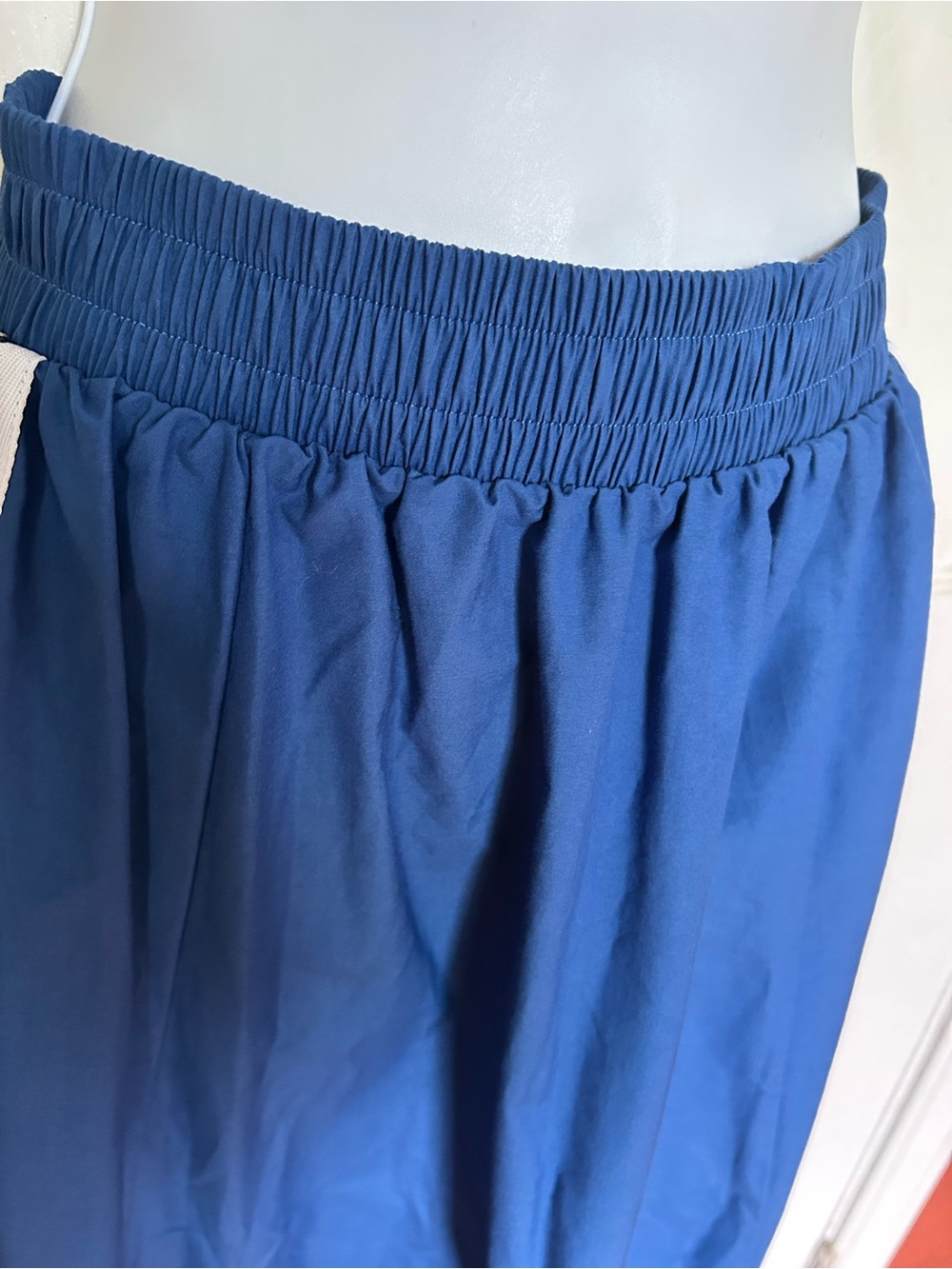 Daily Practice by Anthropologie Game Day Track Midi Skirt Blue Size XXS - Picture 8 of 9